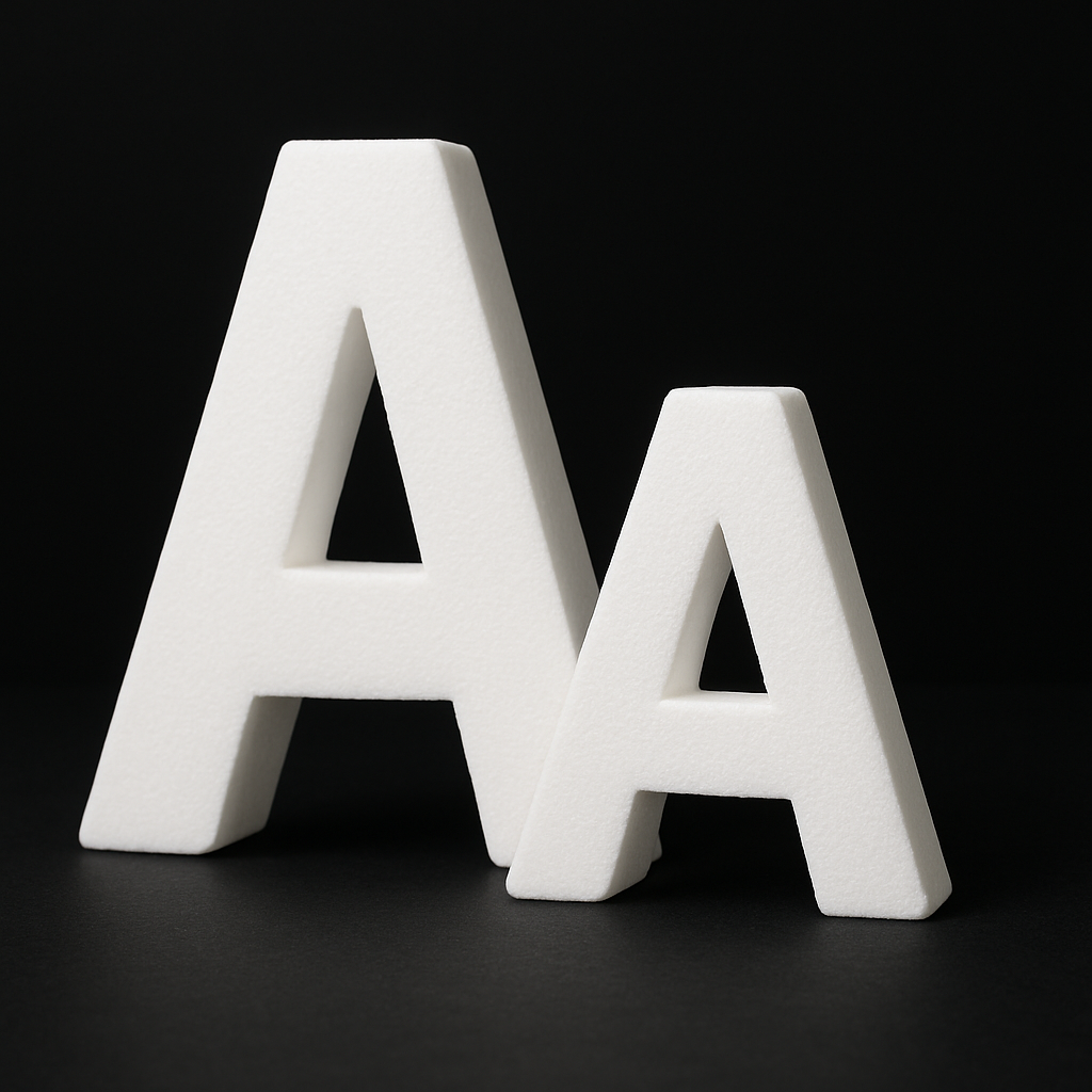 3D letters for events