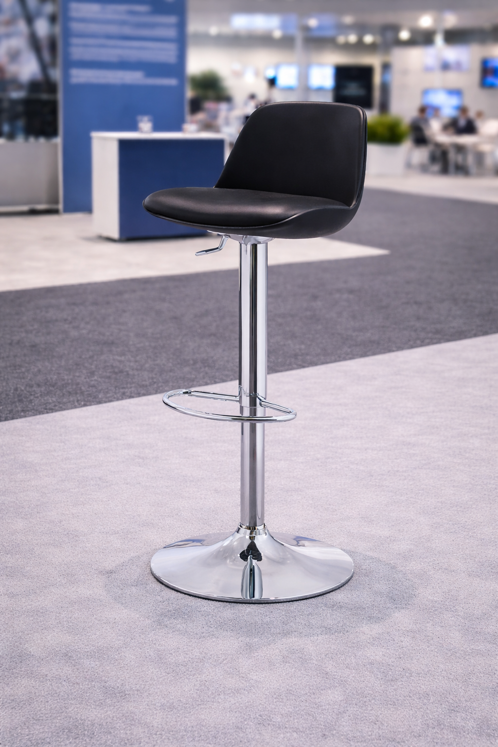 High metal stool for events