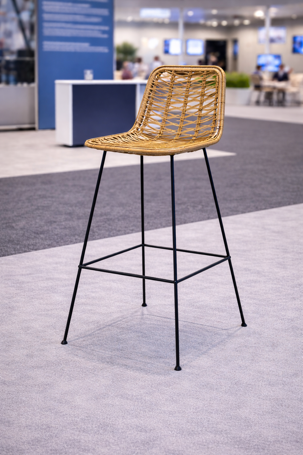 Rattan stool for events